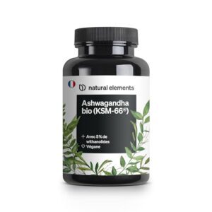 Ashwagandha Bio KSM-66 en Gélules Extra Fort 600mg par dose journalière – 180 Gélules Vegan – 100% Végétalien Certifiée Sans Additifs Artificiels