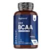 BCAA 2000 mg Protéines Musculation Pre Workout & Post Workout 2:1:1-180 Comprimés Vegan - Acides Aminés, L-Leucine, L-Isoleucine, L-Valine + Vitamine B6 & B12 - Énergie, Metabolisme - Pour Sportifs