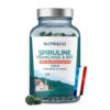 NUTRI & CO Spiruline BIO 100% Française - Cultivée en Provence - 20% de Phycocyanine - Riche en Protéines Vitamine B12 & Antioxydant - 120 comprimés de 500 mg Vegan Sans Excipients